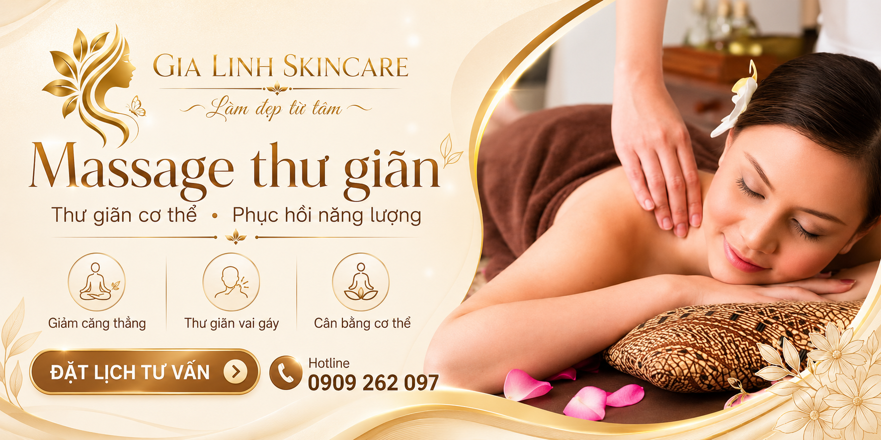 MASSAGE ĐÔNG Y – THƯ GIÃN CƠ THỂ, PHỤC HỒI NĂNG LƯỢNG
