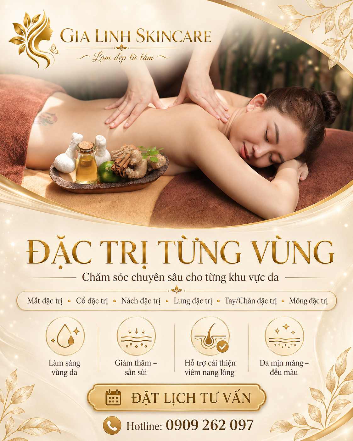 ĐẶC TRỊ TỪNG VÙNG – CHĂM SÓC CHUYÊN SÂU CHO LÀN DA KHỎE ĐẸP HƠN